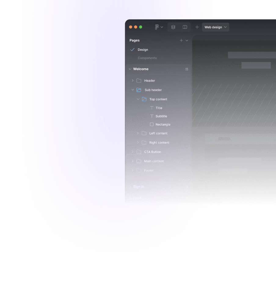 Figma Design Interface